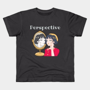 Perspective in Gray Kids T-Shirt